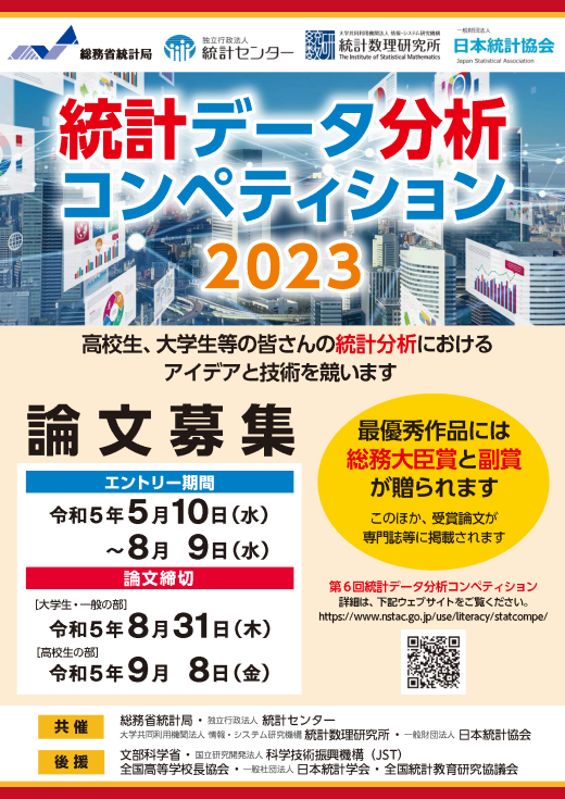 統計データ分析コンペティション2023 ポスター